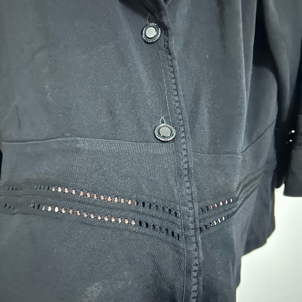 Misook black‎ blazer size medium - Picture 4 of 8